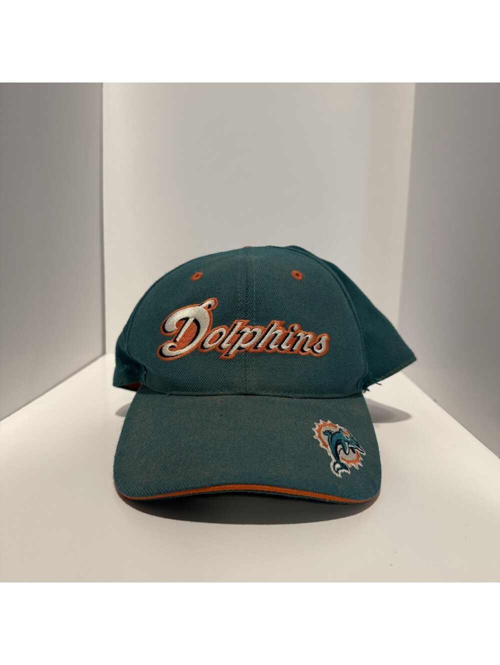 Vintage 90s Miami Dolphins Cap Hat Size 7 1/8 NFL Twins Enterprise Men’s